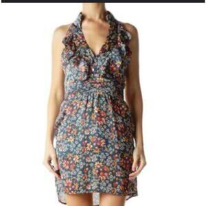 Karlie Brand Dress trendy, party bridal shower 
Navy base with floral Large